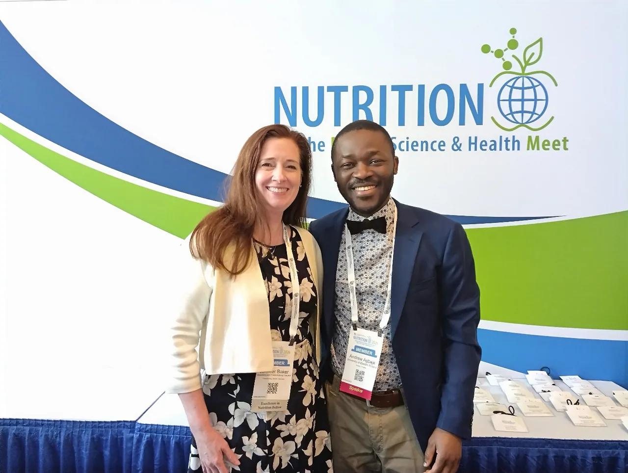 President-Elect (2024 – 2027) of the European Association for the Study of Obesity, Associate Professor Jennifer Baker and Professor Agbaje at the American Society for Nutrition Scientific Conference NUTRITION 2026 in Washington, DC, US, July 2026