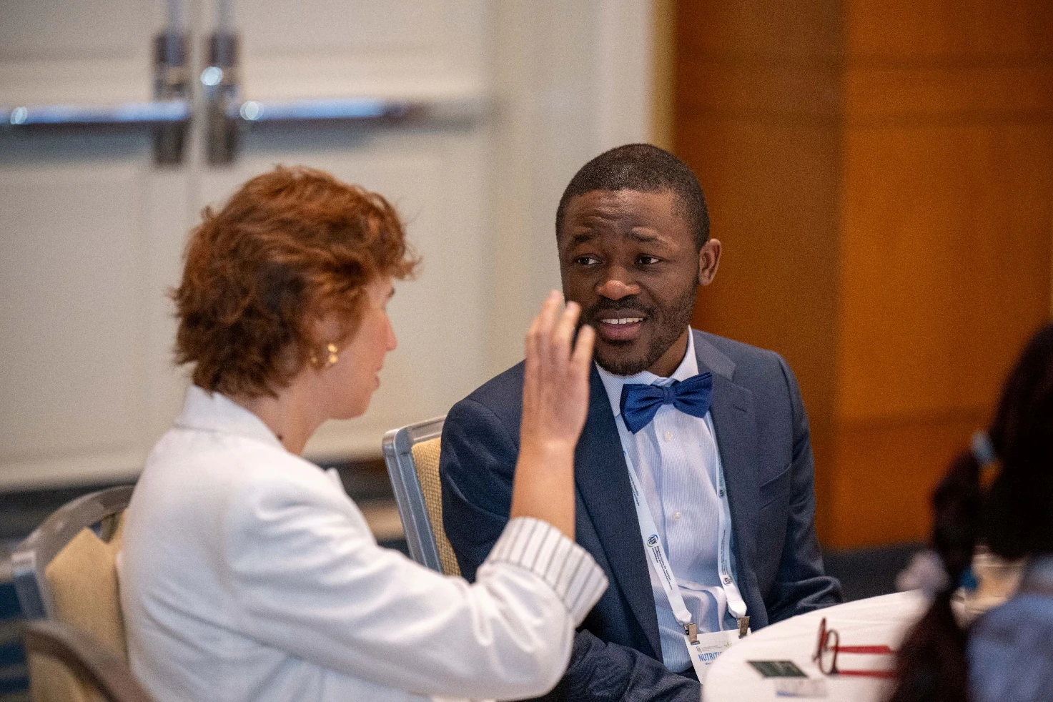 Networking discussion with Prof. Catia Martins at NUTRITION 2025, Orlando, Florida, US, June 2025. - Photo 1 of 2