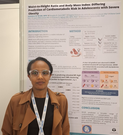 Dr. Mahidere Ali, presenting an abstract at the European Congress on Obesity in Istanbul, Turkey, May 2026. - Photo 2 of 2